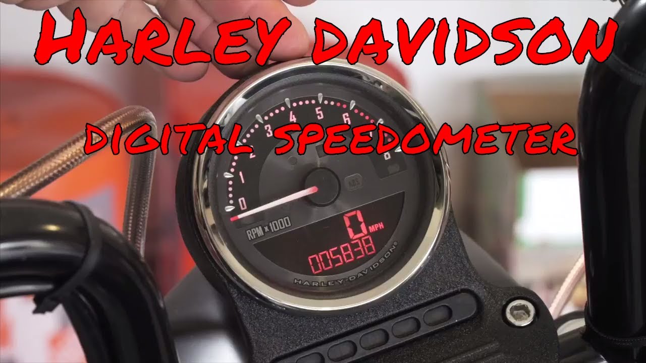 digital speedometer harley
